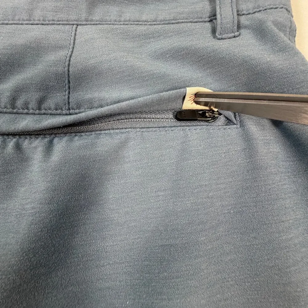 Faherty All Day 7” Hybrid Quick-Dry Lightweight Stretch Shorts Blue Men’s Sz 38